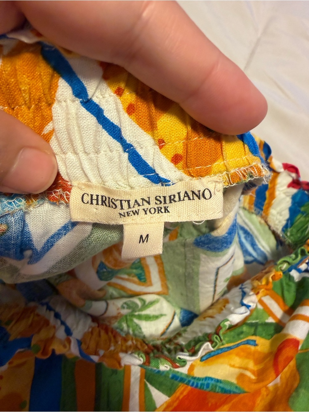 Christian Siriano Tropical Patchwork Maxi Skirt - Blue, Green & Yellow - Picture 5 of 5